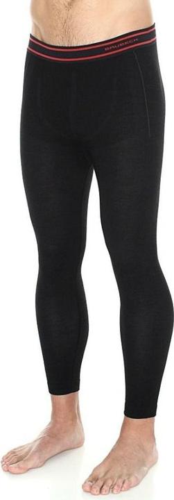 Actual product image Brueck Men's Active Wool Long Leg Pants Black Size L (LE11710) (L)