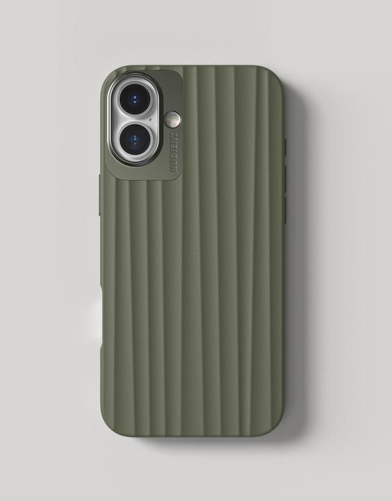 Nudient Back Cover Bold MagSafe iPhone 16 Plus Olive Green (Apple iPhone 16 Plus)