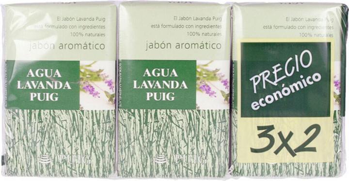 Actual product image Antonio Puig Agua Lavanda Puig Soap Hand Soap 3x125 g (refill)