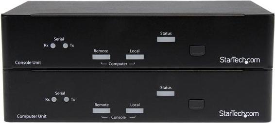 Produktbild StarTech USB DVI KVM Verlängerung mit Seriell und Audio über Fiberoptik Kabel bis 2 KM M/M - KVM Extender...