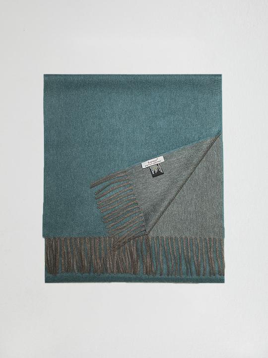 Image du produit Furnari 100% cachemireÉcharpe dans les tons pin vert/gris clair