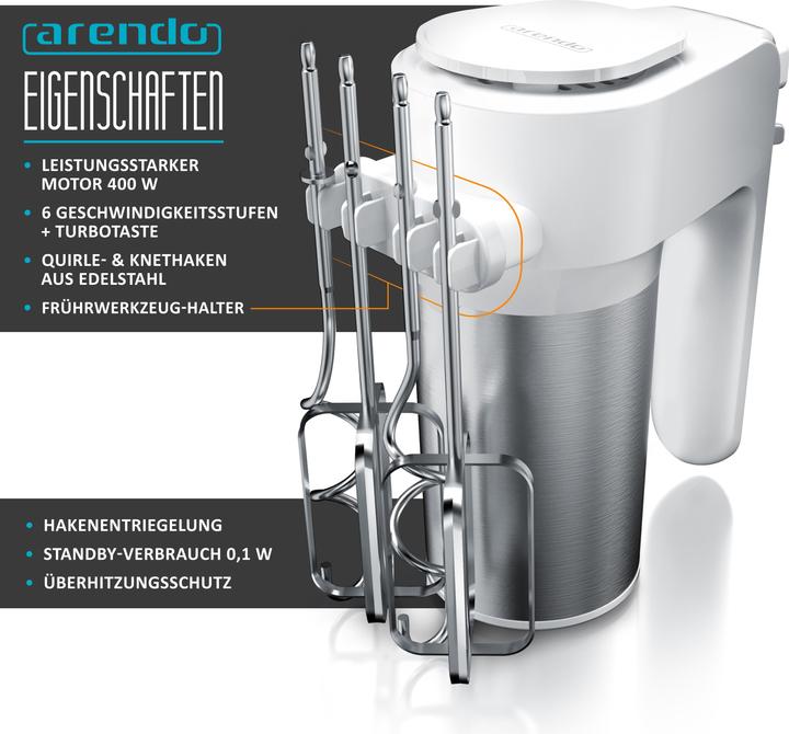 Actual product image Arendo Electric hand mixer (400 W)