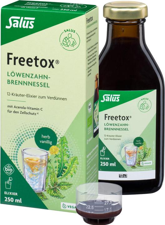 Image du produit Salus Freetox Elixir Pissenlit Ortie Bio (1 pièce(s), Sirop, 598 g)