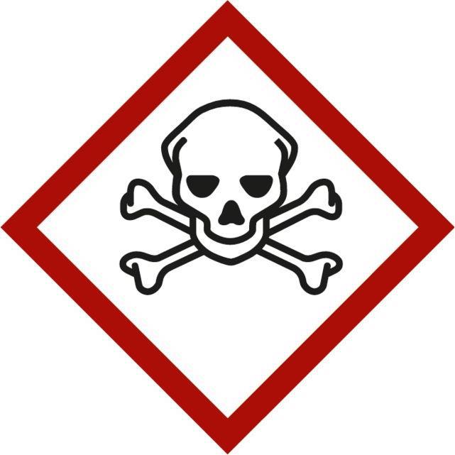 Image du produit Promat Symbole de danger Tête de mort avec os croisés, Type : 03015
