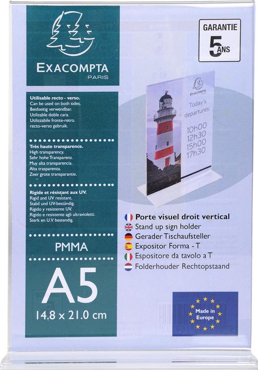 Exacompta Tischprospektständer (A5)