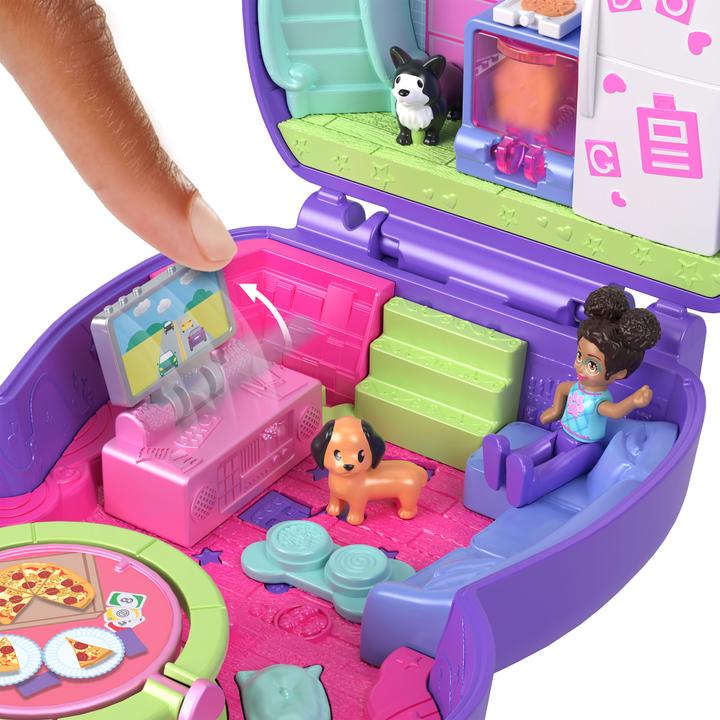 Produktbild Polly Pocket Übernachtungsparty-Welpe Schatulle