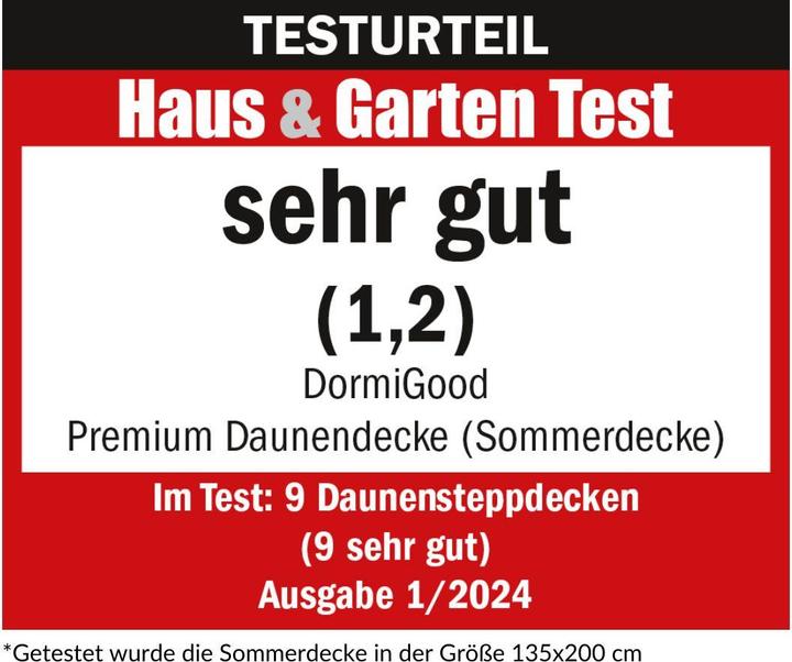 Produktbild DormiGood Premium Daune (250 g, 155 x 220 cm)