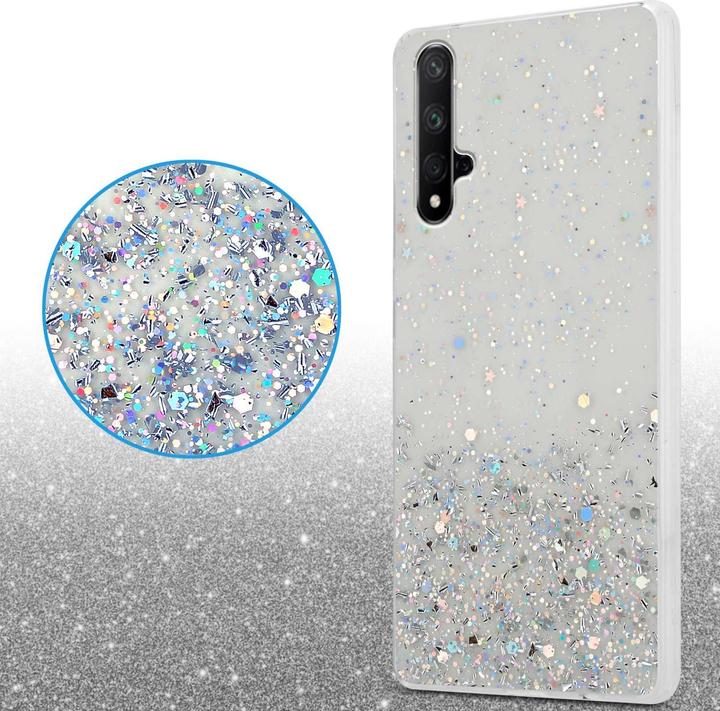 Produktbild Cadorabo TPU Hülle mit Glitzer für Honor 20 / 20S / Huawei NOVA 5T (LG K20, TCL 20S, Huawei Nova 5T)