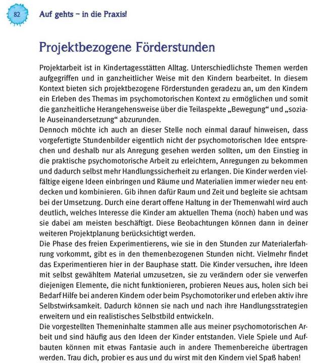 Produktbild Psychomotorik. Spiel, Spass und Bewegung im Kindergarten (Deutsch, Karo Zacherl, 2022)