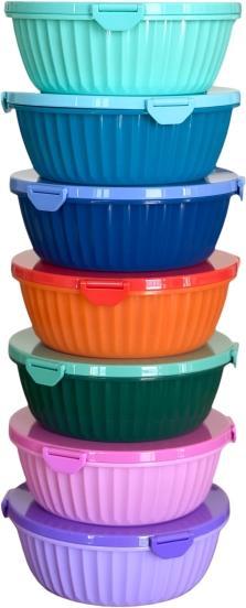 Image du produit Yumbox Poke Bowl Bol avec diviseur 3 pièces, Kale Green