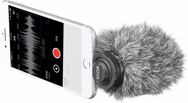 Actual product image Boya BY-DM100 stereo condenser microphone