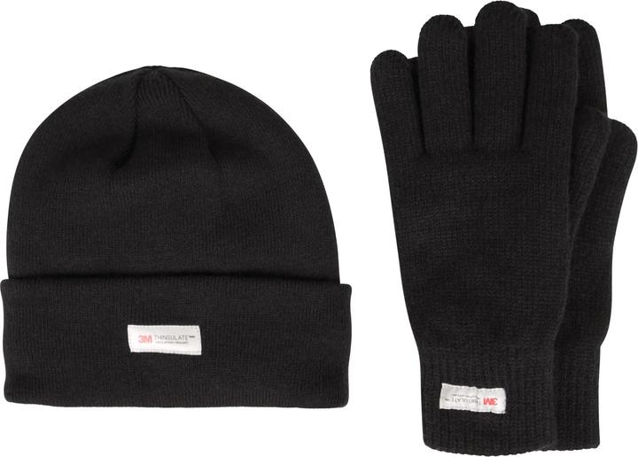 Actual product image Mountain Warehouse Womens/Ladies Thinsulate Fleece Beanie & Gloves Set
