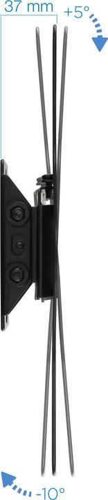 Immagine prodotto Tooq Technology LP1342T-B Supporto TV 106,7 cm (42"" ) Nero