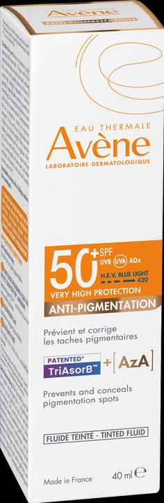 Actual product image Avène Sun Expert Anti-Pigmentation Fluid SPF50+ 40ml (Sun cream face, SPF 50+, 40 ml)