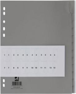 Produktbild Q-Connect Register Vollformat überbreit mit Fenstertaben