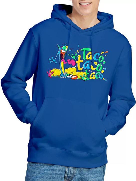 Immagine prodotto CatDog Taco Taco Taco Felpa con Cappuccio Uomo (XXL)