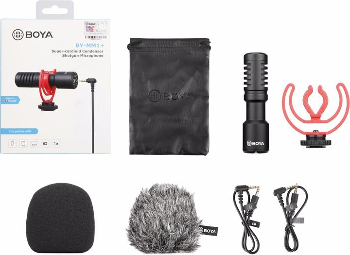 Image du produit Boya BY-MM1+ Microphone compact à clipser
