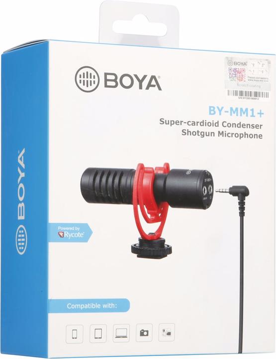 Image du produit Boya BY-MM1+ Microphone compact à clipser