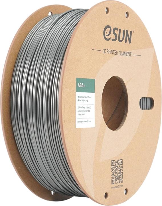 Immagine prodotto eSUN ASA+ 1,75mm SILVER 1kg (ASA, 1.75 mm, 1000 g, Argento)