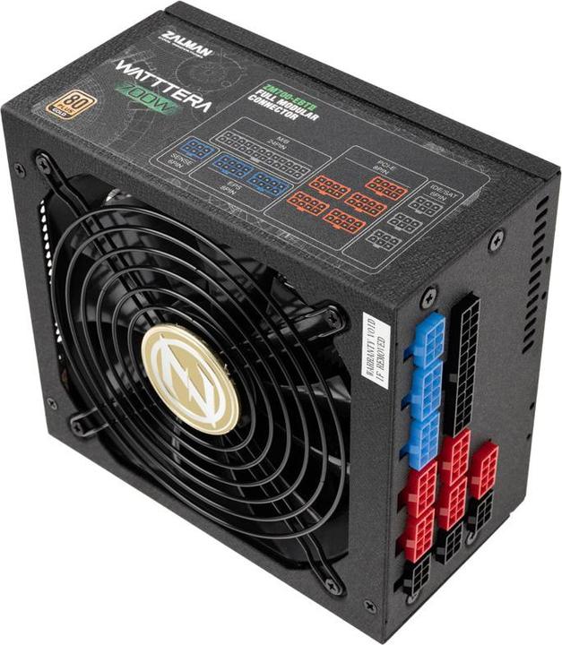 Actual product image Zalman ZM700-EBTII WATTTERA, 700 Watt 80 PLUS GOLD PSU, EU, Full Modular, Active PFC wi (700 W)
