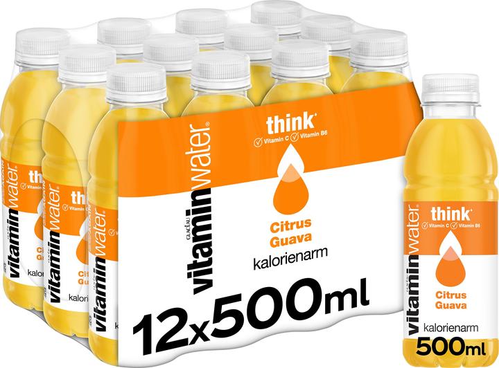 Glacéau vitaminwater Think (Citrus, Guava, 12 x)