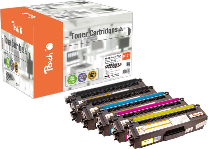 Peach Toner Brother TN-328 C, M, Y, 2xBK (M, C, Y)