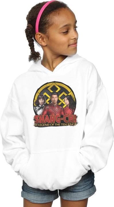 Produktbild ShangChi And The Legend Of The Ten Rings Group Logo Emblem Kapuzenpullover Mädchen (116)