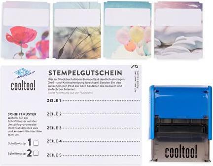 Actual product image Wedo Stempel m. Gutschein Imprint 8912 5-zeilig schwarz