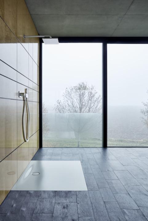 Actual product image Bette BetteFloor Side shower tray with glazePlus, 100x90cm