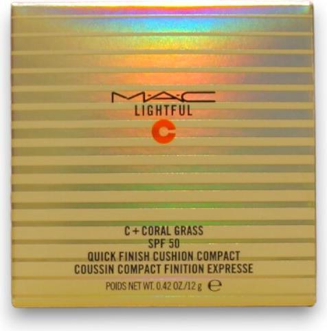 Image du produit MAC Cosmetics Cosmetics Quick Finish Cushion Compact Lightful C + Coral Grass - Light Plus Rose Spf 50