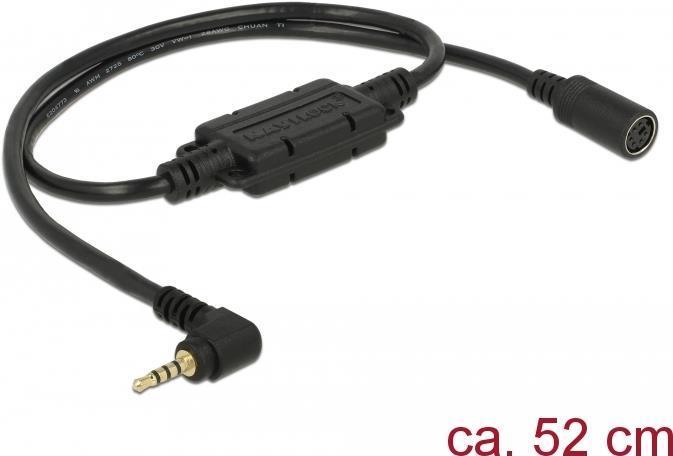 Image du produit Navilock 62881 2,5 mm 4 broches MD6 Noir Adaptateur/interface de câble (0.52 m)