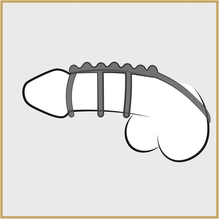 Produktbild Bad Kitty Penis-Hodenring Quartett (2.30 cm)