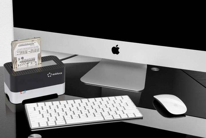 Produktbild Renkforce RF-DOCKING-01 USB 3.2 Gen 1 (USB 3.0) SATA Festplatten-Dockingstation