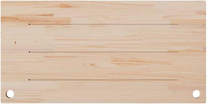 Image du produit VidaXL Schreibtischplatte Weiss 100x50x2,5 cm Massivholz Kiefer (100 x 50 x 2,5 cm)
