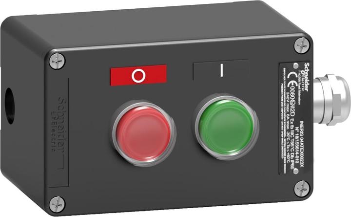 Productafbeelding Schneider Electric Atex Drukknopstation (Metaal) 1 Groen Xawf210ex