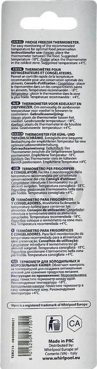 Produktbild WPRO Thermometer -35C bis 40C TER214 Kühlschrank Bauknecht 484000008621