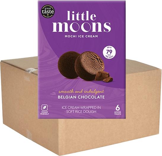 Actual product image Little Moons Mochi Ice Cream (Chocolate) (1920 g)