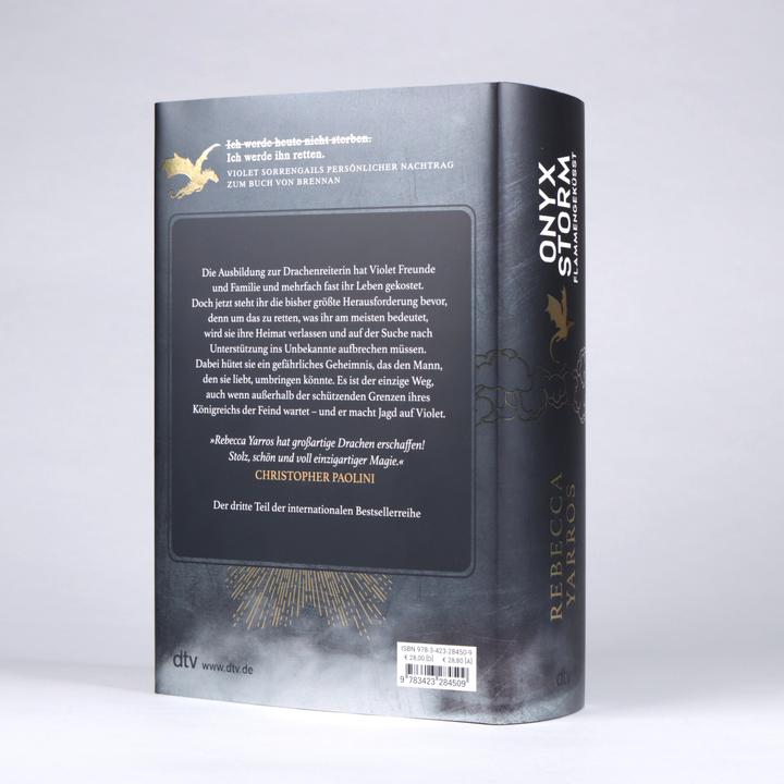 Actual product image Onyx Storm (German, Rebecca Yarros, Julia Schwenk, Michelle Gyo, 2025)
