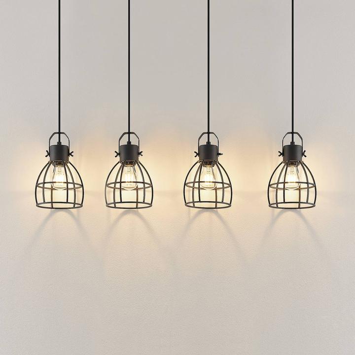 Image du produit Lindby Flintos 4 Lampe à suspendre Black (E27)
