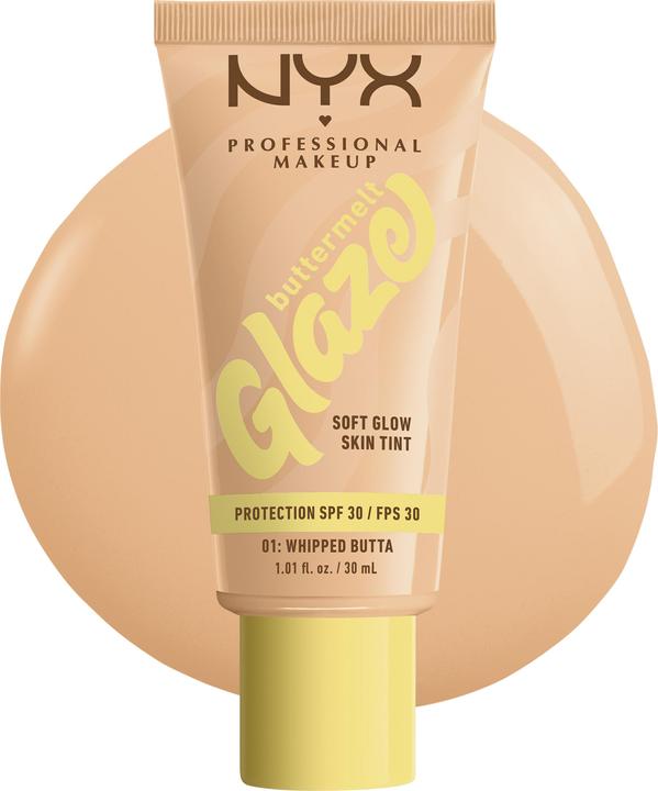Actual product image NYX Professional Make-Up Buttermelt Glaze Tint (01 Whipped Butta)