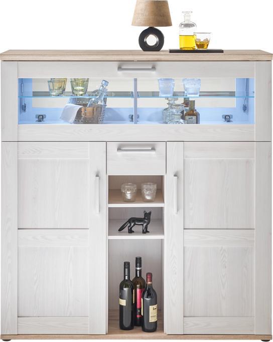 Produktbild HBZ-Meble HBZ Meble Romance Barelement Holzwerkstoff Sibiu Lärche/San Remo hell inkl. Beleuchtung