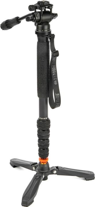 Produktbild 3 Legged Thing Punks Taylor 2.0 Monopod Kit w/DOCZ2 Foot Stabilizer & AH Trinity Darkness/Matte Black