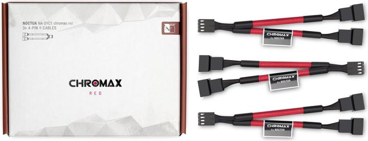 Noctua NA-SYC1 chromax.red Y-Splitterkabelset für Lüfter