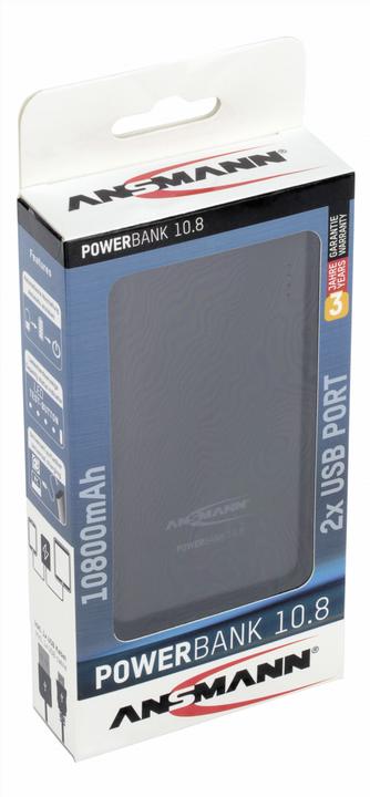Image du produit Ansmann Powerbank 10,8 (10800 mAh, 40 Wh)