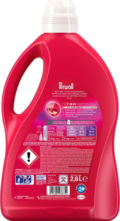 Produktbild Perwoll Renew Flüssig Color (52 Waschgänge, Flüssigwaschmittel)