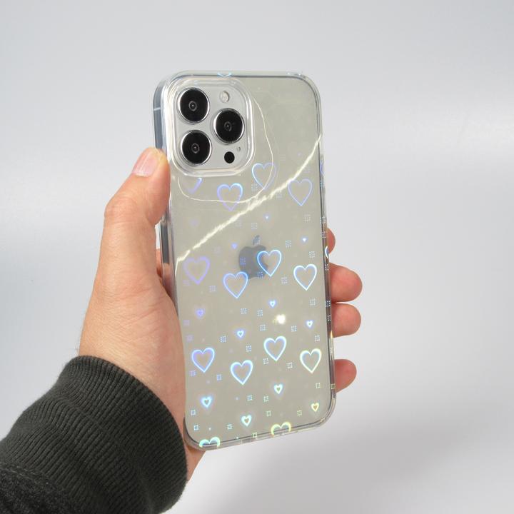 Image du produit PhoneLook Coque coeurs irisés effet animé (Apple iPhone 13 Pro)