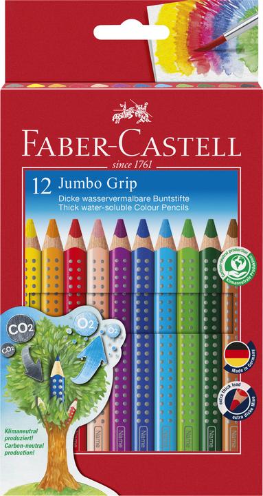 Actual product image Faber-Castell jumbo grip (Multicoloured, 12 x)
