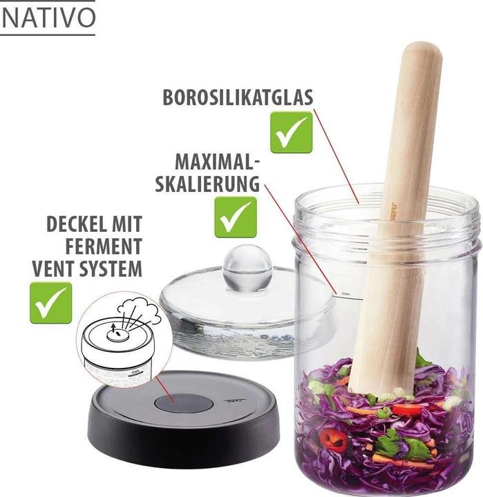 Produktbild GEFU Fermentier-Set Nativo (1 Stk., 1 l)