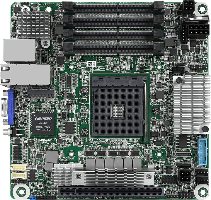 Produktbild AsRock X570D4i-2t (AM4, AMD X570, Mini-ITX)