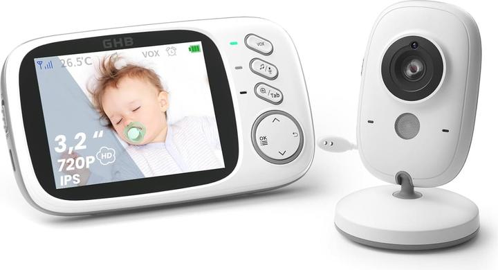 GHB Babyphone mit Kamera und LCD-Display (Babyphone mit Kamera)
